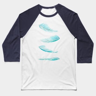 falling palm leaf watercolor Baseball T-Shirt